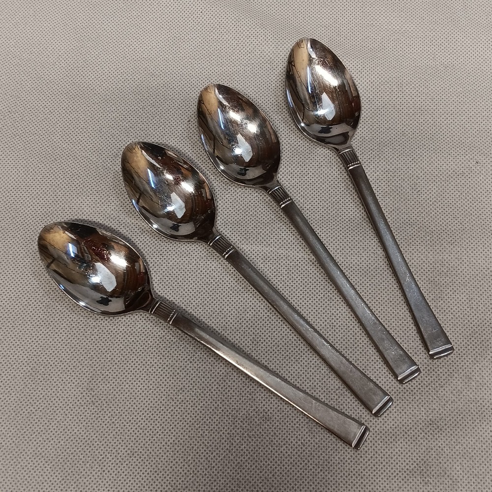 Doric Soup Spoons 4 Stainless Steel 7.5"
