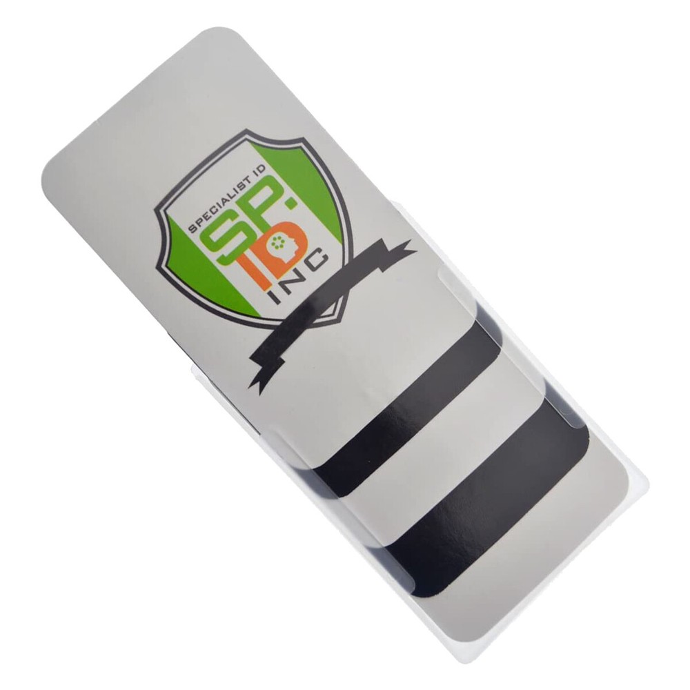 Lightweight Plastic Badge Holder for Multiple ID Badges - Vertical or Horizontal