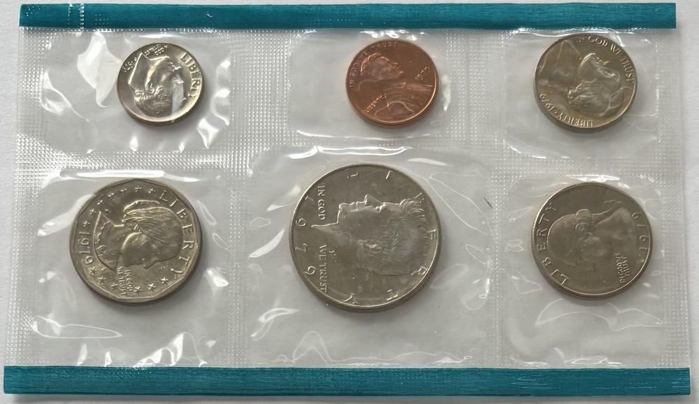 1979 US Mint Uncirculated Coin Set – P&D Mints Complete Original Packaging #408