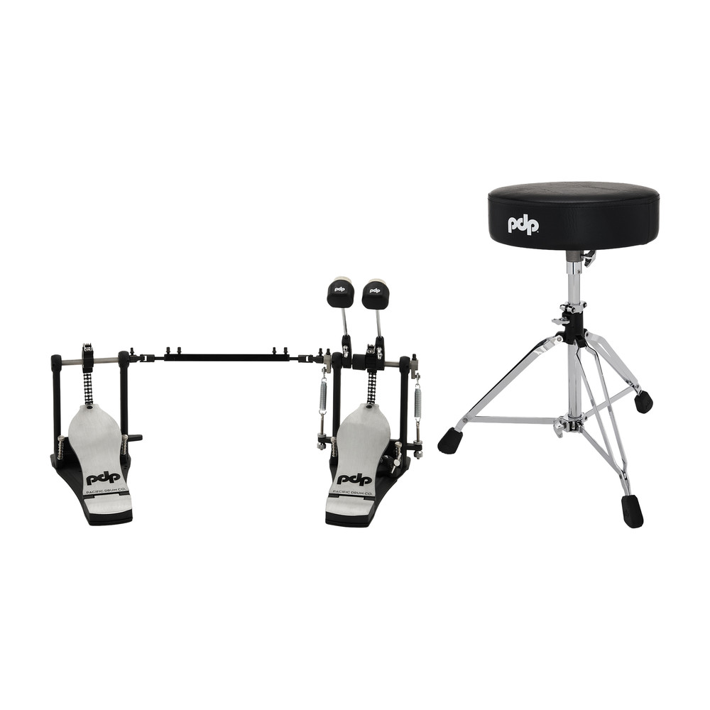 PDP 800 Series 2-Pc Hardware Pack - Double Pedal/Throne