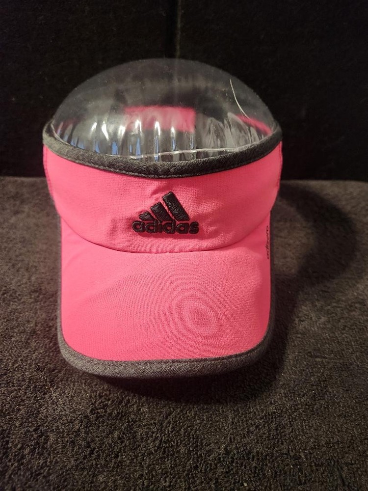 adidas Running Jogging adizero Climate Cool Pink Strapback Visor