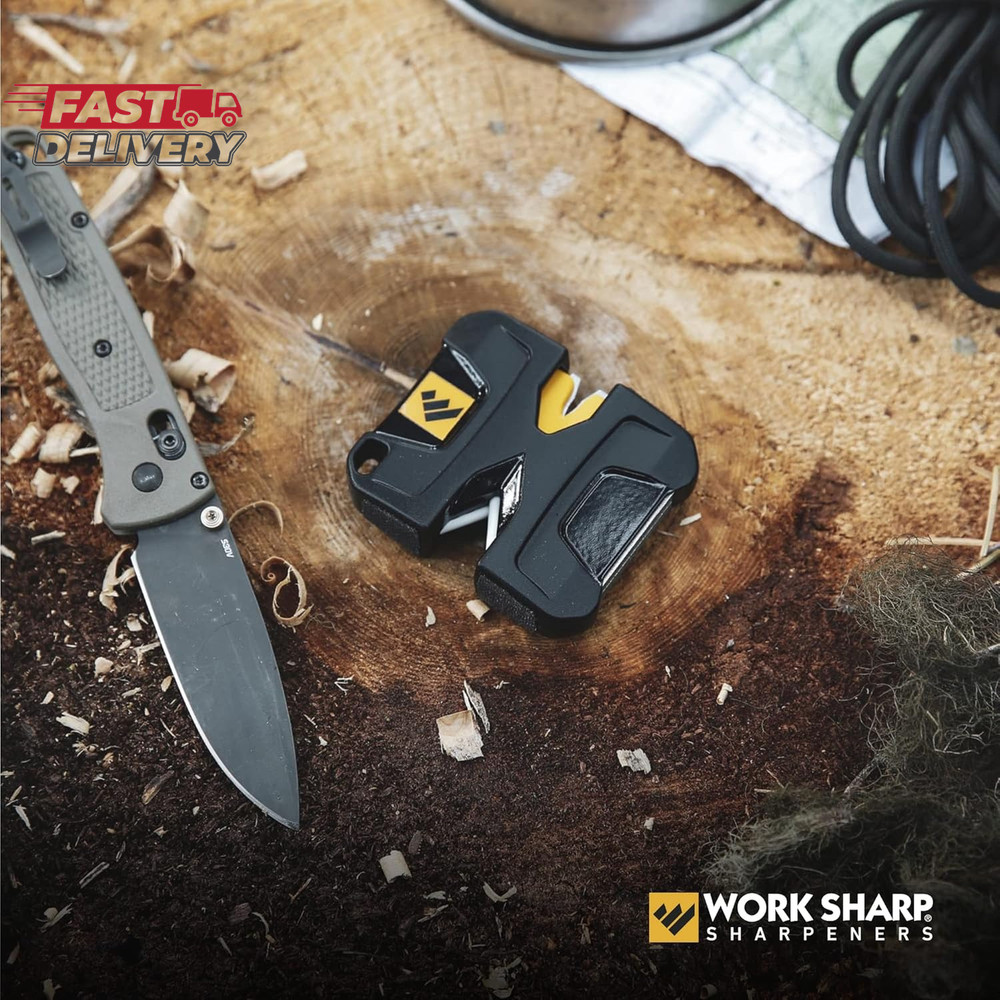 Work Sharp Portable Pivot Knife Sharpener, WSEDCPVT EDC Black