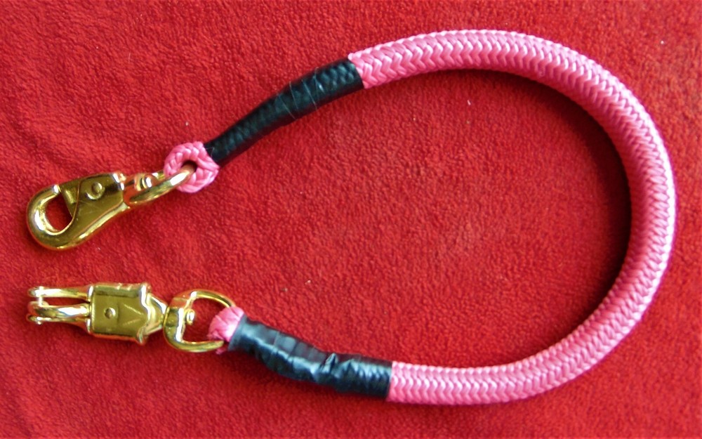 HEAVY TIE DOWN ~ CUSTOM MADE ~ SUPER HEAVY BRASS SNAPS- 31" LONG