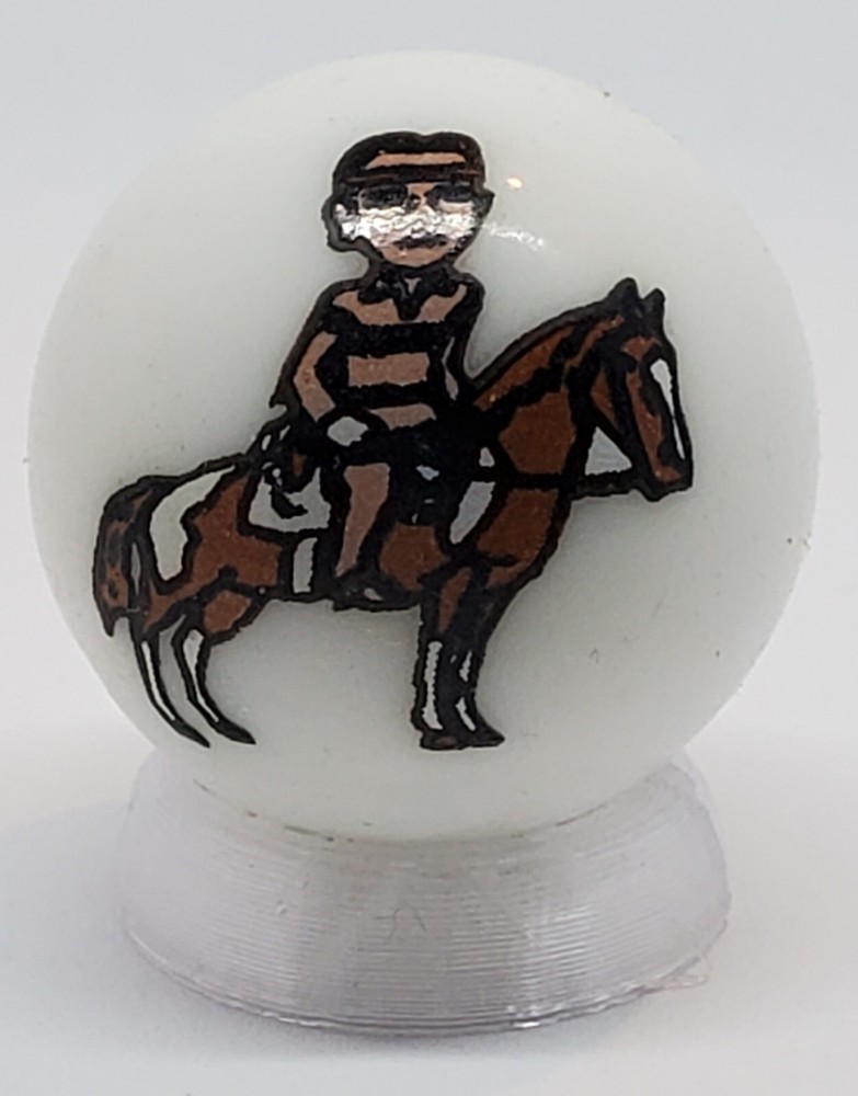 Tonto 1" Glass Logo Marble w/ Stand