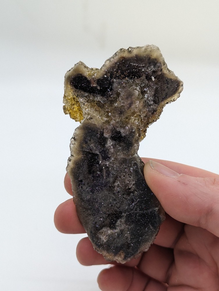 Unique Druzy Lemon Fluorite - approximately 105 grams