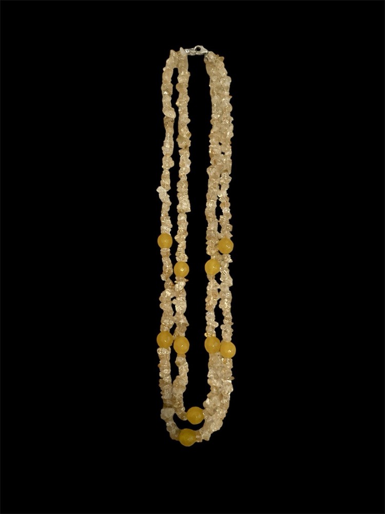 Handmade Natural Citrine Necklace