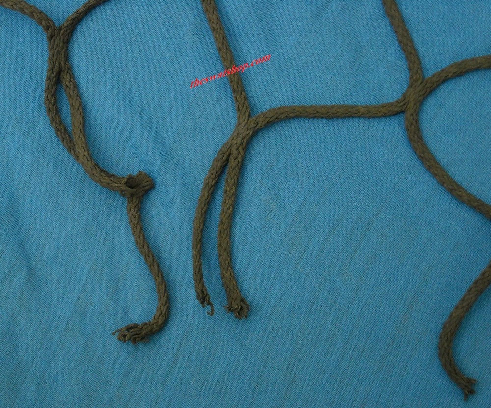 US WWII HELMET NET WIDE SPACED CARGO NET TYPE USM1