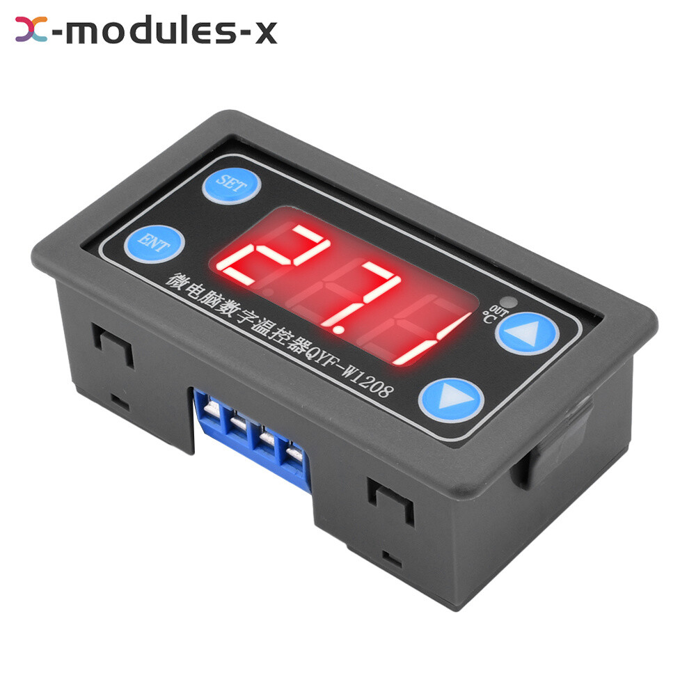 DC 12V 24V Microcomputer Digital Thermostat Temperature Controller QYF-W1208