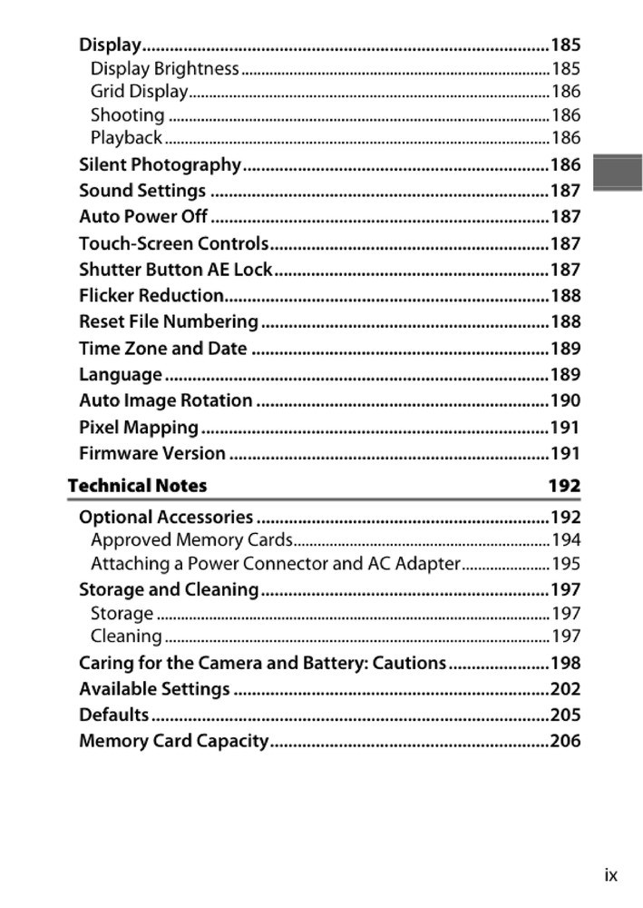 Nikon 1 J4 — User Reference Manual Guide — 262 Pages — Printed & Bound in USA