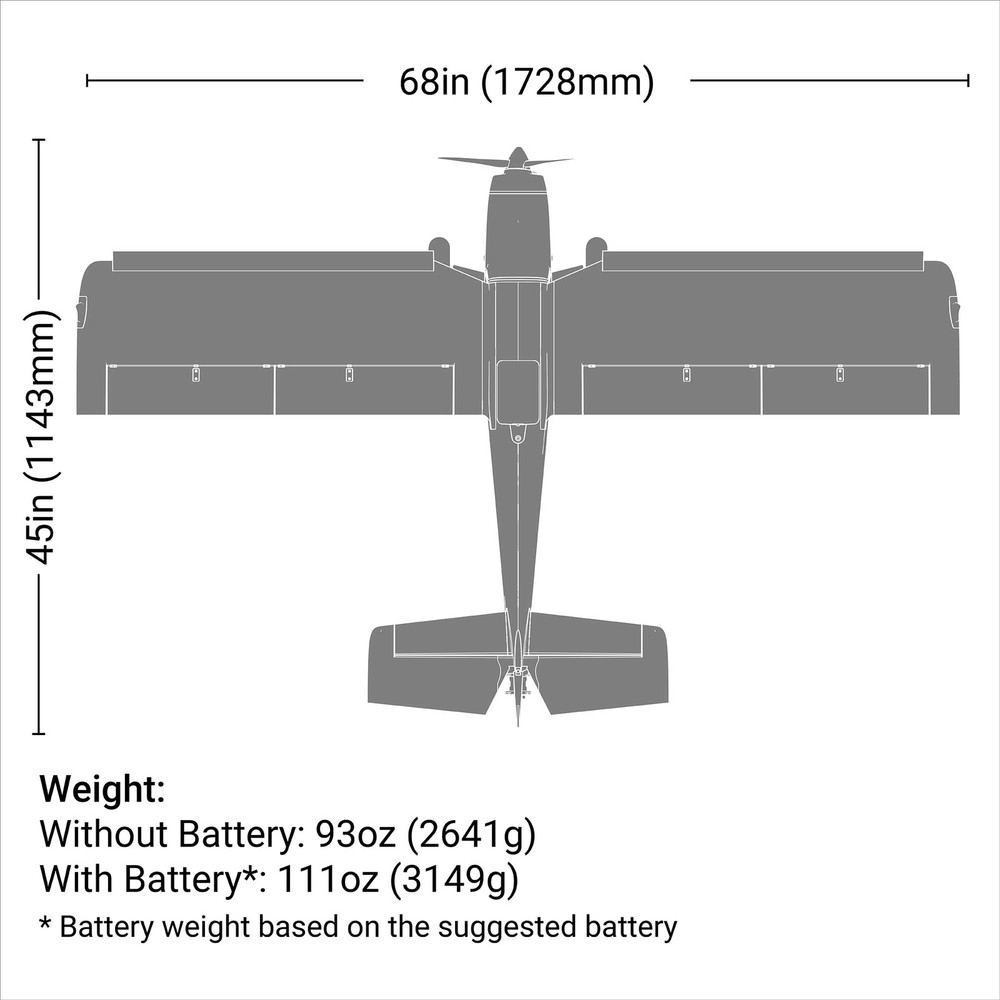E-flite Super Timber 1.7m PNP EFL02575