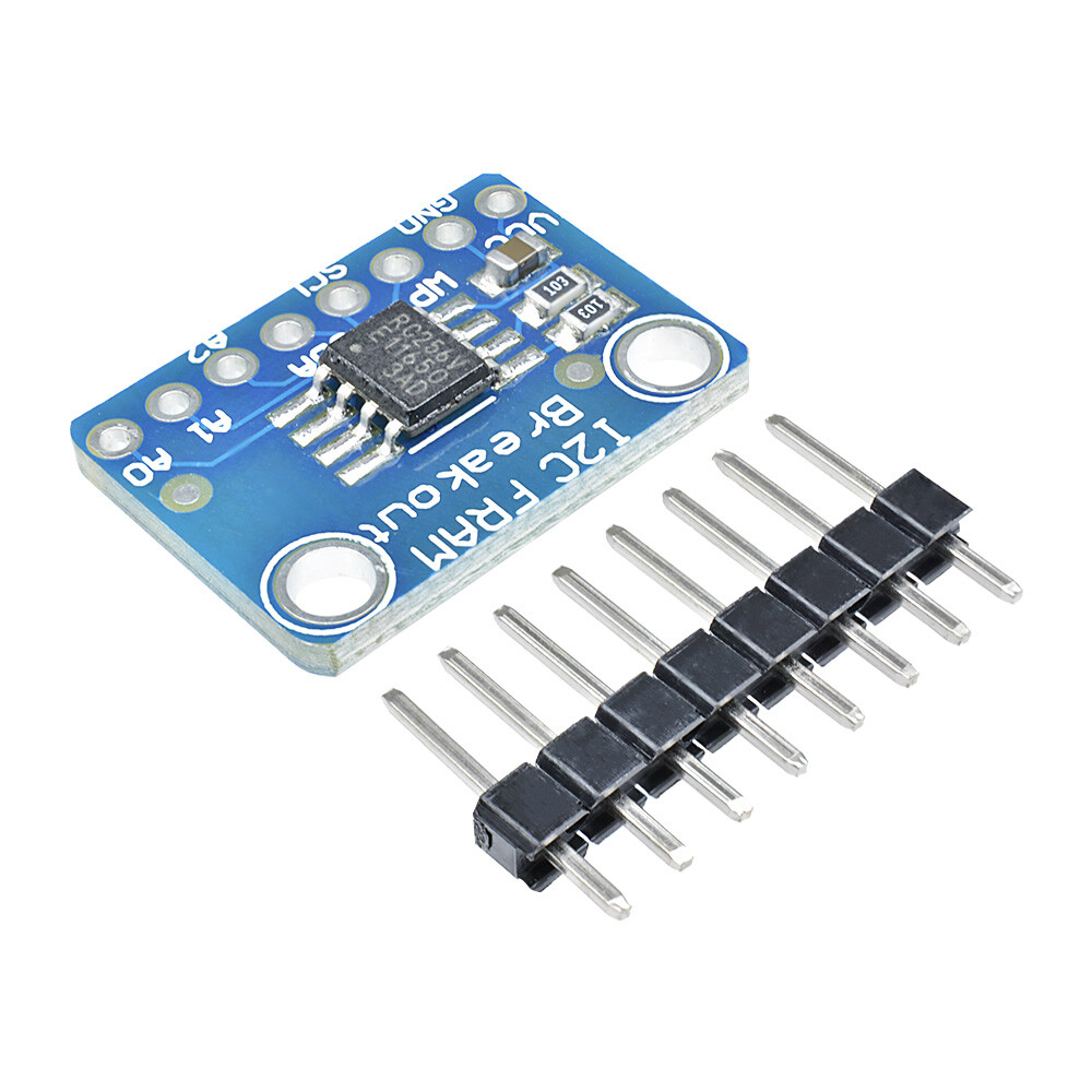 I2C IIC Non-Volatile FRAM MB85RC256V Breakout 256Kbit/32KByte Memory IC Tool