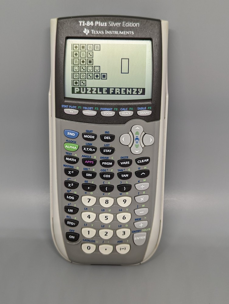 Texas Instruments TI-84 Plus Silver Edition Graphing Calculator (Tested/Working)