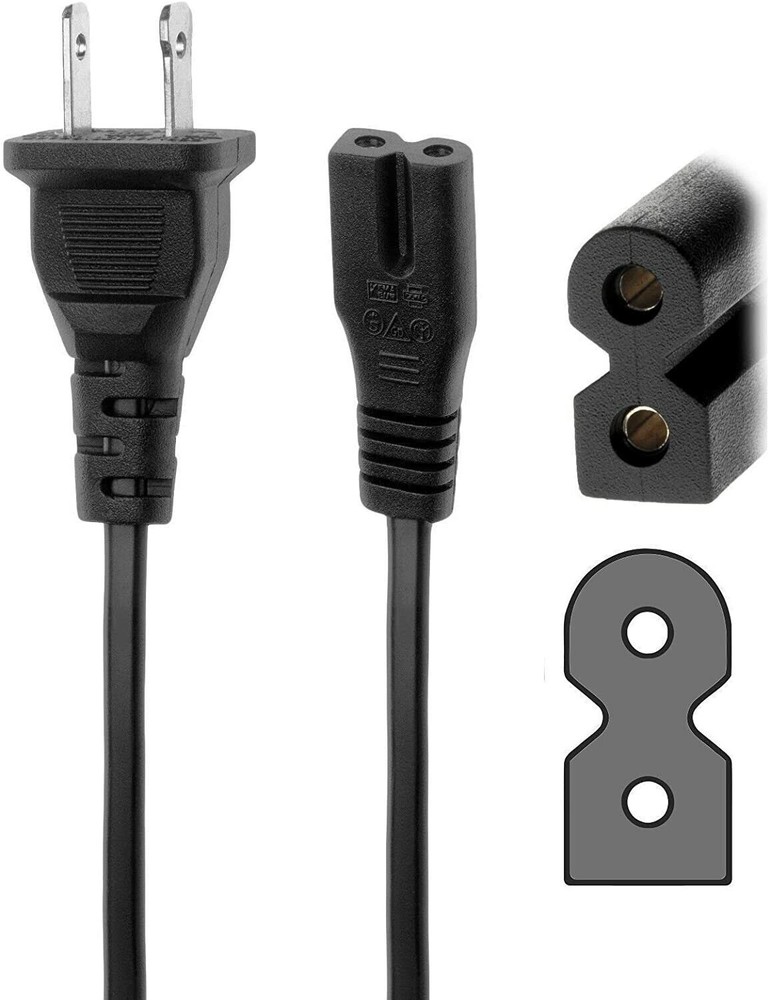 AC Power Cord Cable For Vizio E390i-B1 E390i-B1E E400i-B2 E401i-A2 E40-C2 LED TV