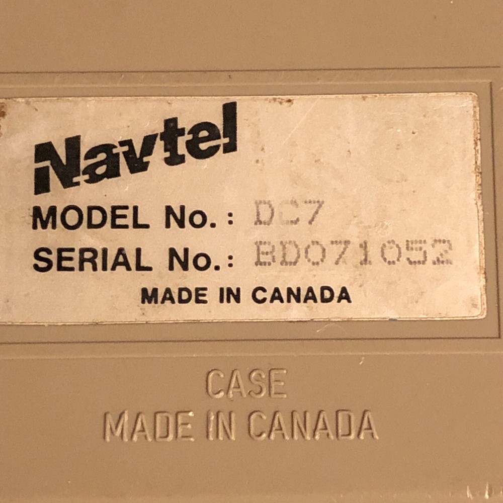 NAVTEL Model- DC 7 RS-232C V.24 Interface