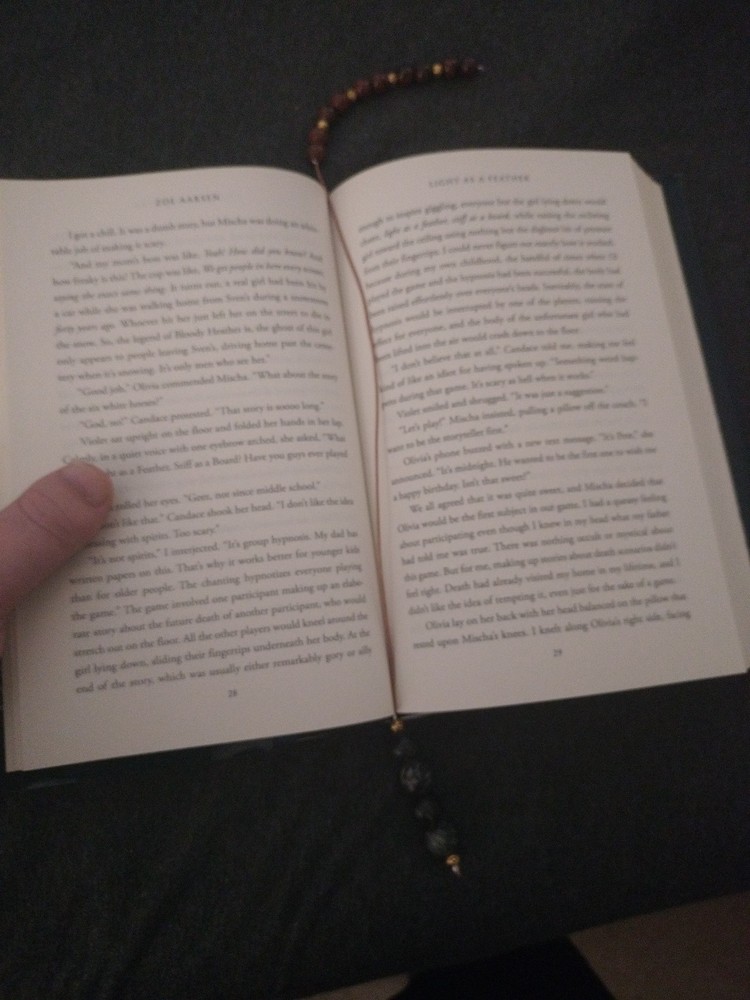 Custom Beaded Bookmark