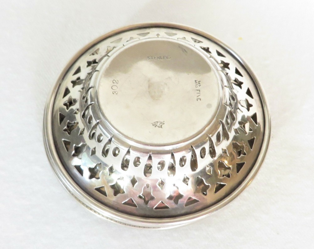 Antique Mauser Sterling Dish Set for Desserts
