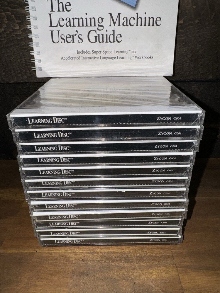 Zygon The Learning Machine 12 CD Software Package User Guide 9 Cds Unopened