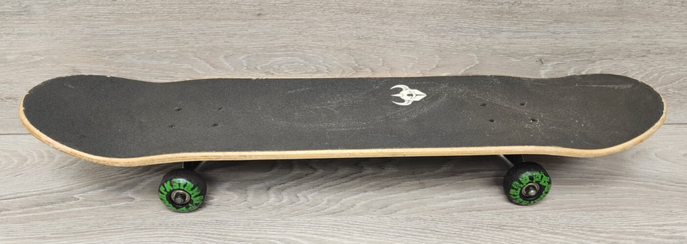 Darkstar Skateboard Complete Deck 31" Skull Bullets Roses 168063 READ