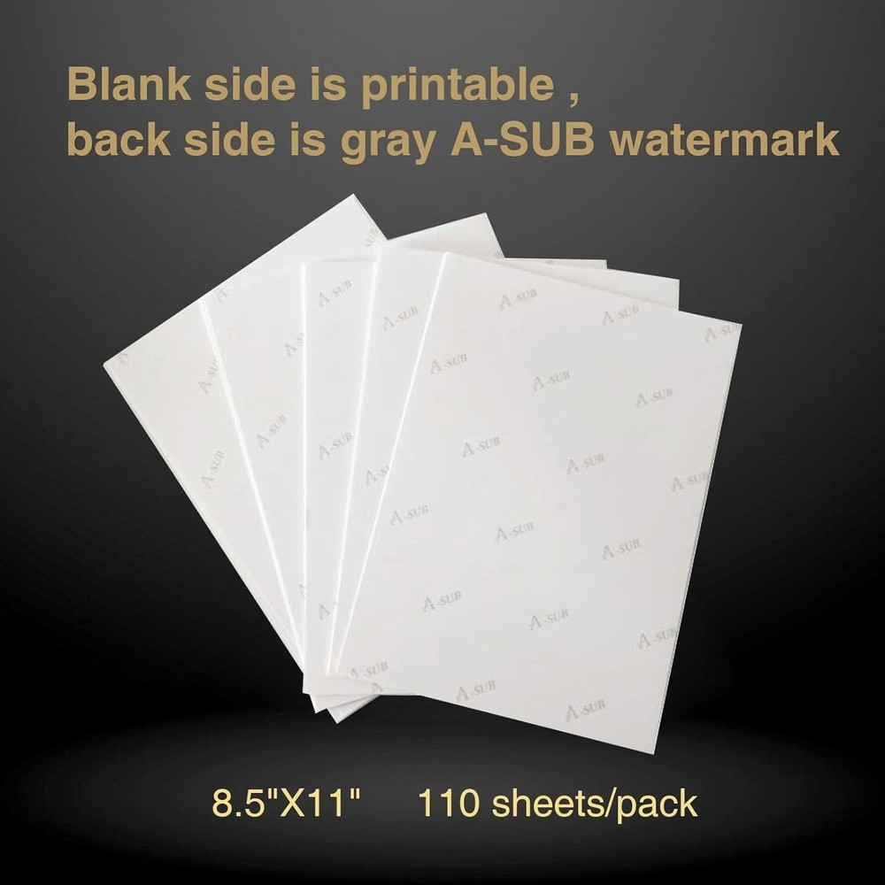 Sublimation Paper 11x17 Inch 110 Sheets Compatible with Sublimation Printer a...