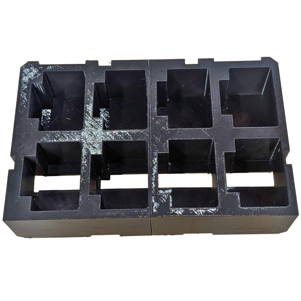 Milwaukee PACKOUT 8× M18 Battery Insert – Storage for 2-Drawer System