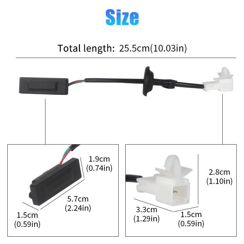 81260B4000 Rear Trunk Boot Release Switch Tailgate Button For Hyundai I10 13-21