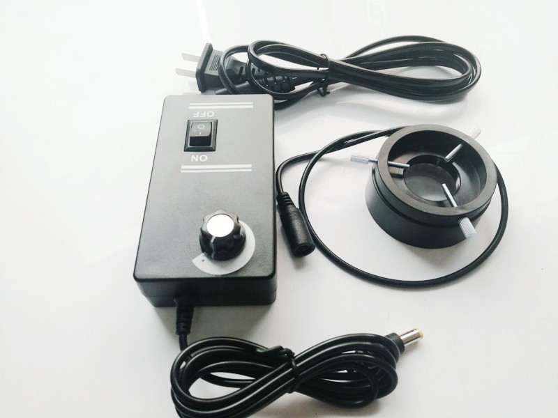 LED Ring Light Source CCD Stereo Microscope Metal Lamp Head Diameter27/48mm