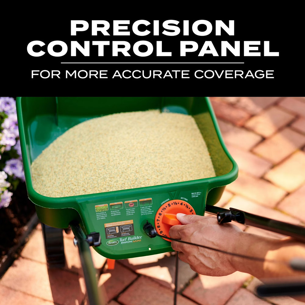 Scotts Turf Builder EdgeGuard Mini Broadcast Spreader