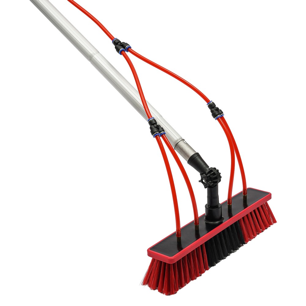 26FT Water Fed Pole Kit Water Fed Brush For Window Solar Panel Cleaning Washing