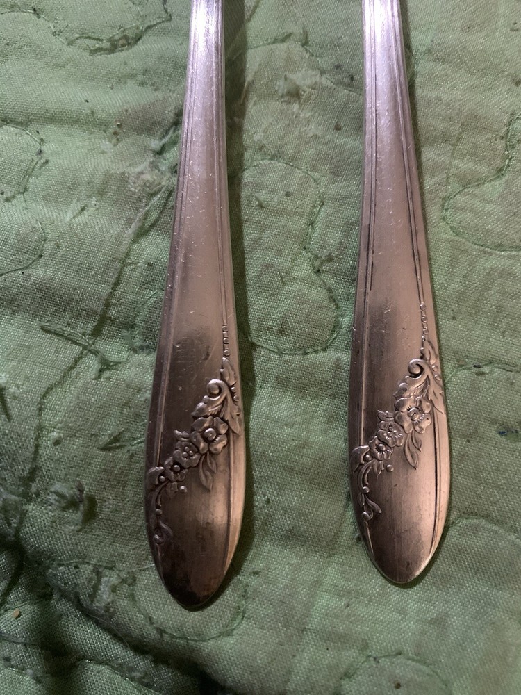 Tudor Silver Plate Fork And Spoon Bridal Wreath Pattern 🥄🍴