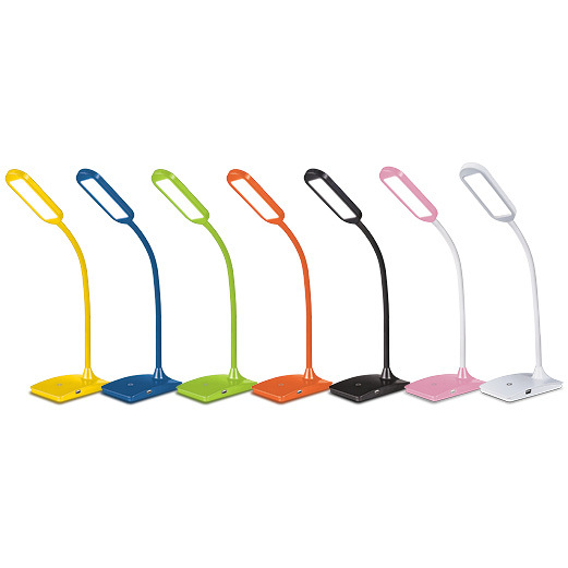 "White" Ivy LED USB Desk Lamp by TW Lighting
