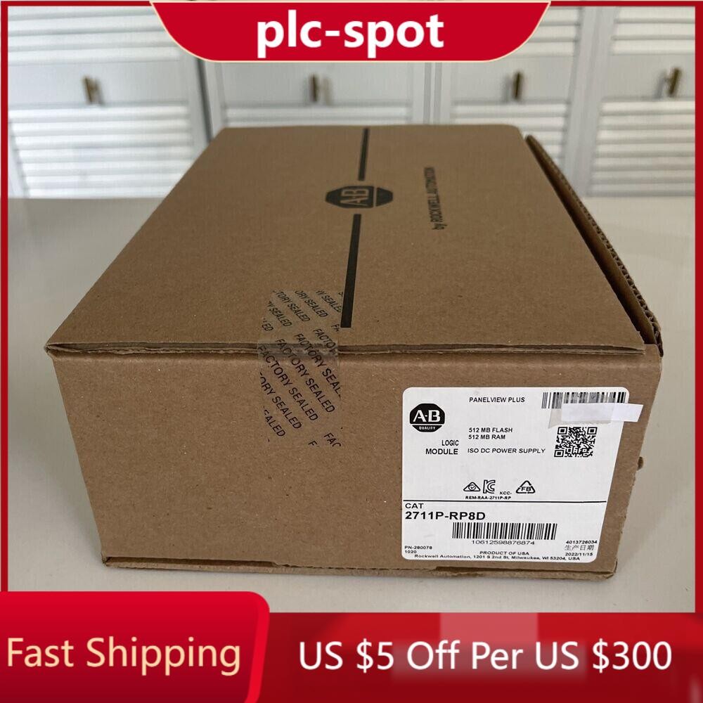 Sealed Allen Bradley 2711P-RP8D PanelView Plus Logic Module. Pkg new US Free Tax