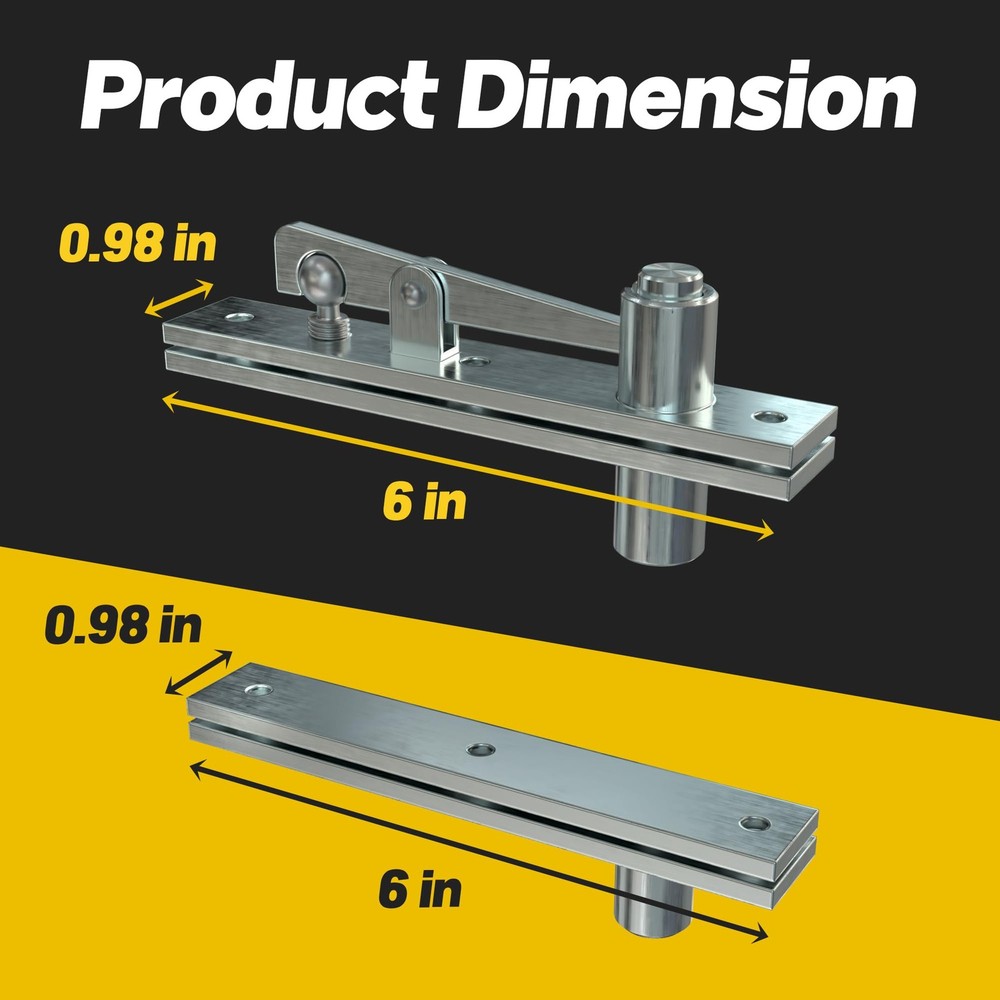Pivot Hinge for Doors 360 Degree Shaft Stainless Steel Pivot Hinge System