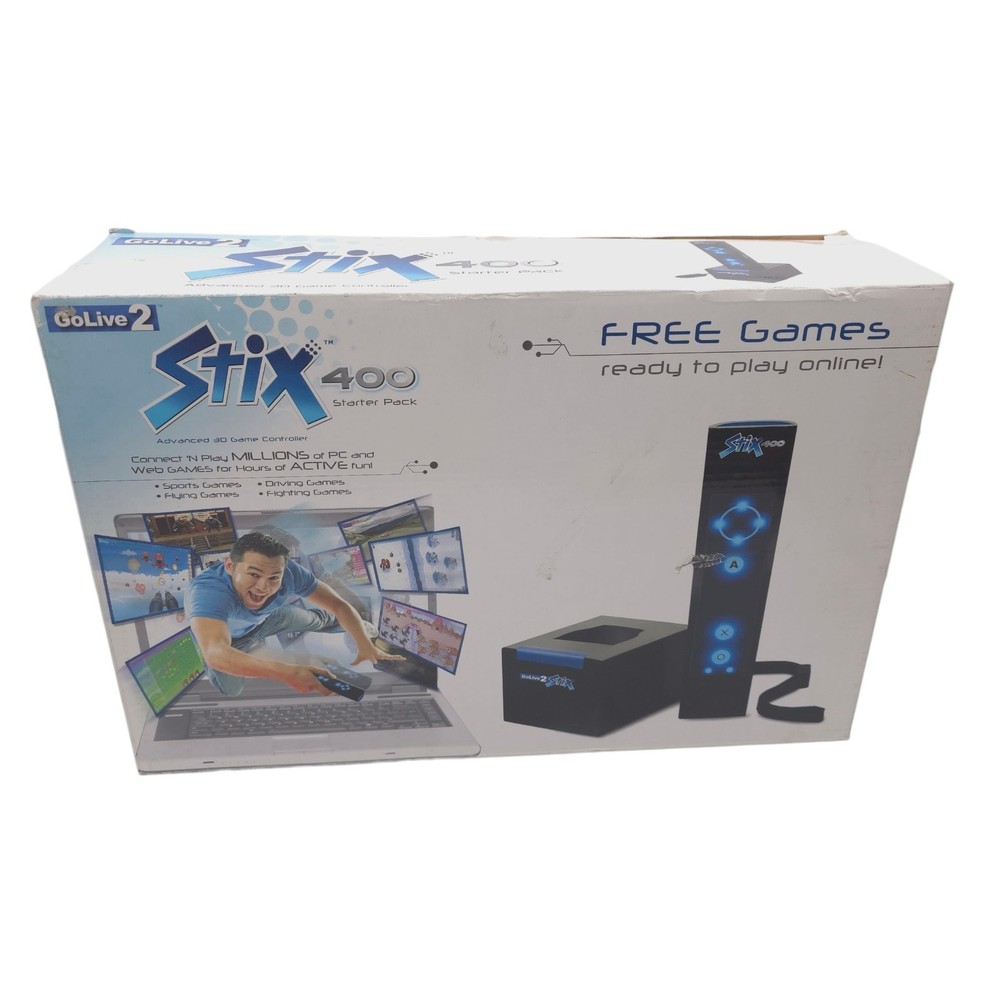 Vintage Go Live Retro Gaming - Game Controller Stix 400 + Base Starter Kit 2008