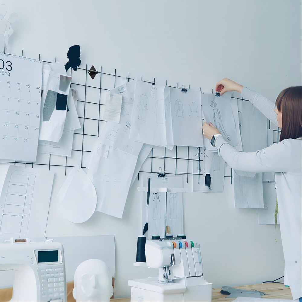 24 PCS Gridwall Mount Brackets Black Grid Wall Panel Mounting Hardware