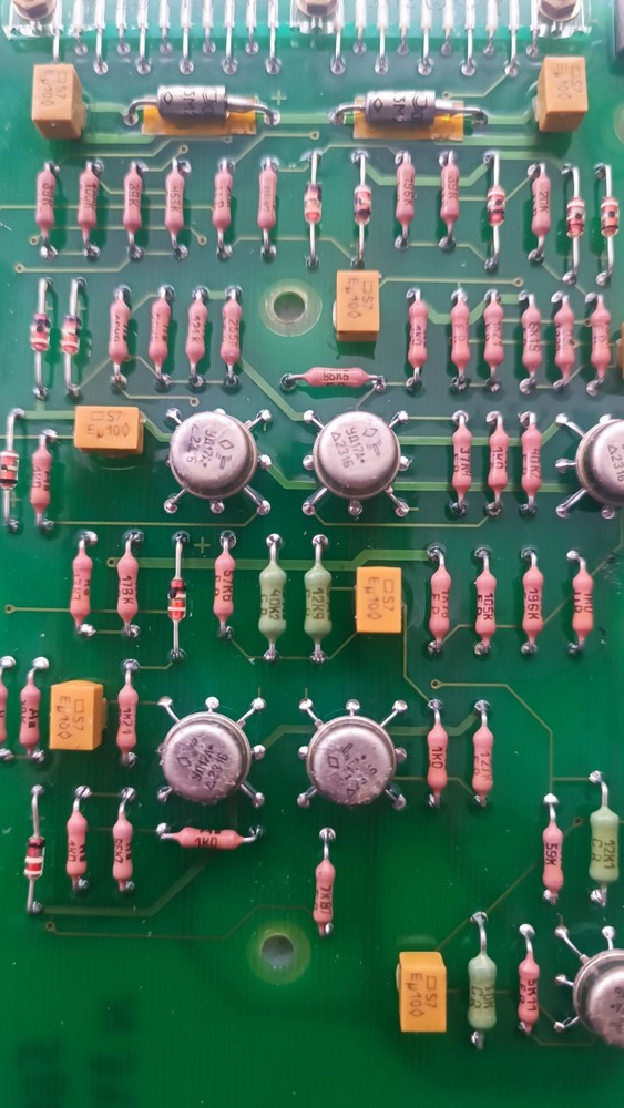Soviet electronic processing board, amplifier shaping module.