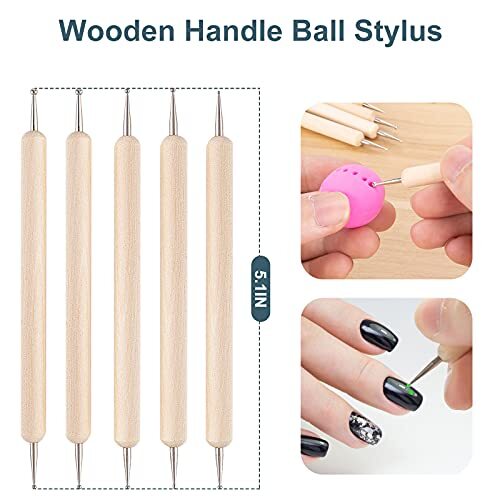 25 Pcs Pottery Tool Kit Polymer Clay Tools Modeling Clay Sculpting Tools Kit