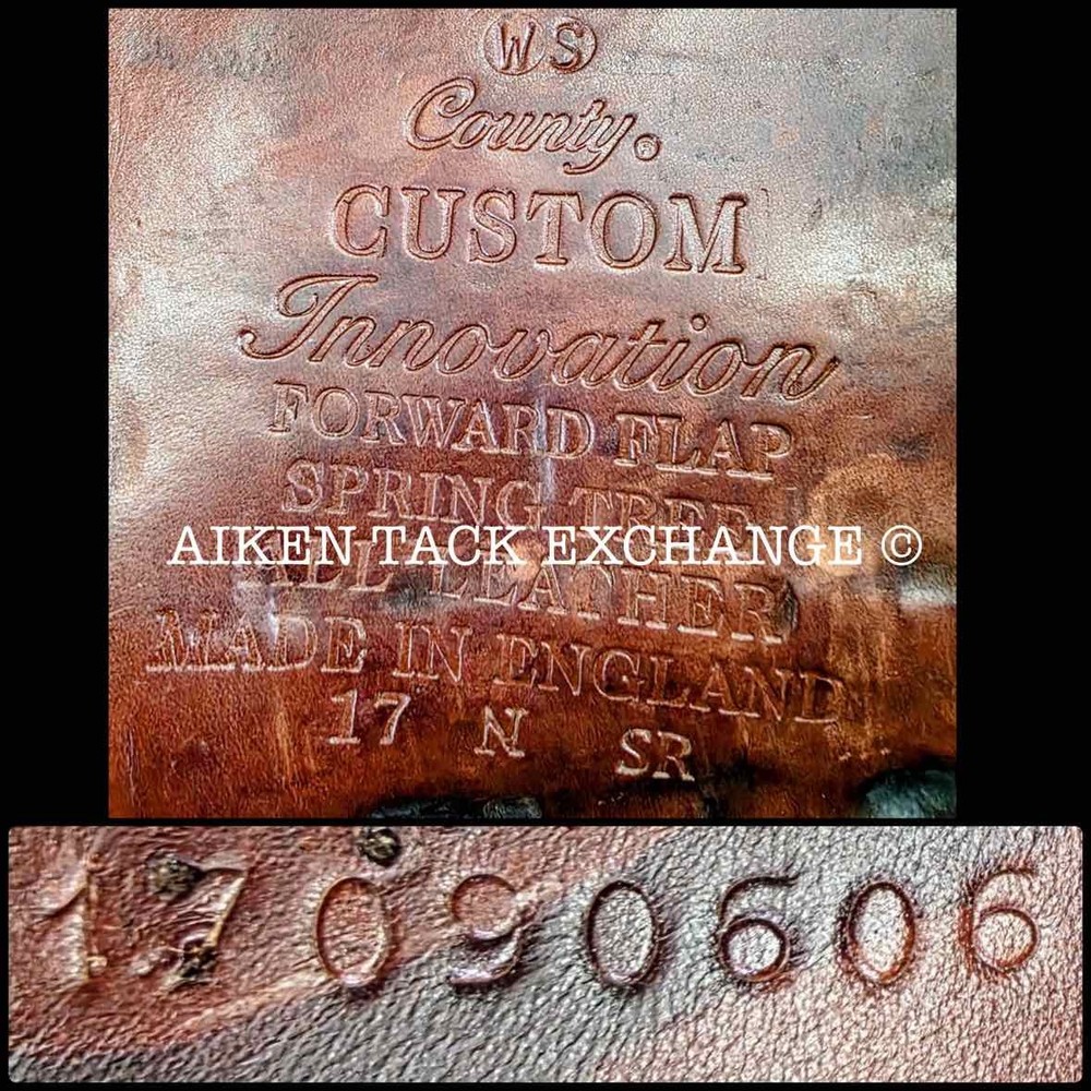 2017 County Innovation Jump Saddle, 17" Seat (Read Description)