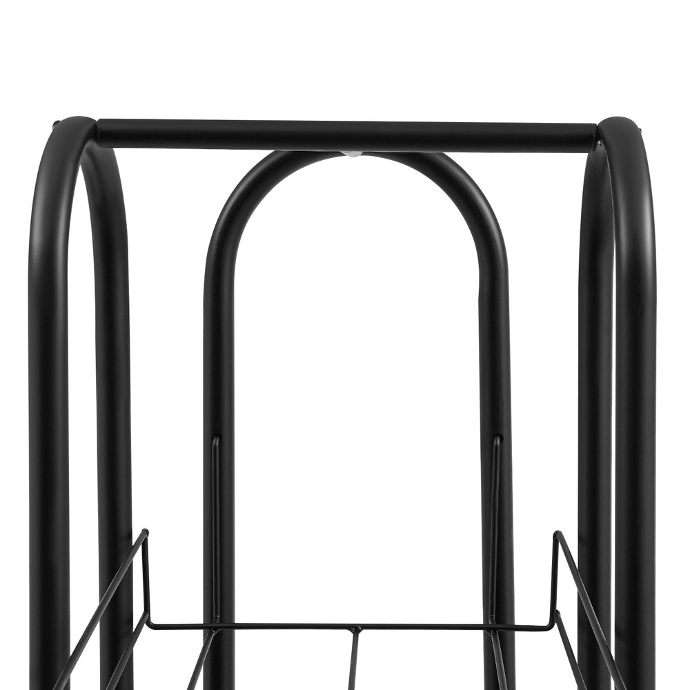12-Tier Free Standing Hat Display Rack - Stylish Metal Storage Solution