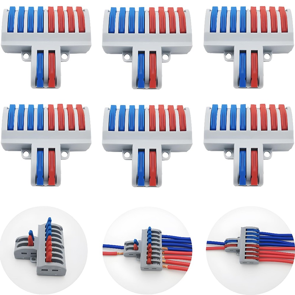 CESFONJER Compact Wire Connectors, Quick Connection Terminal, Lever Nut Assor...