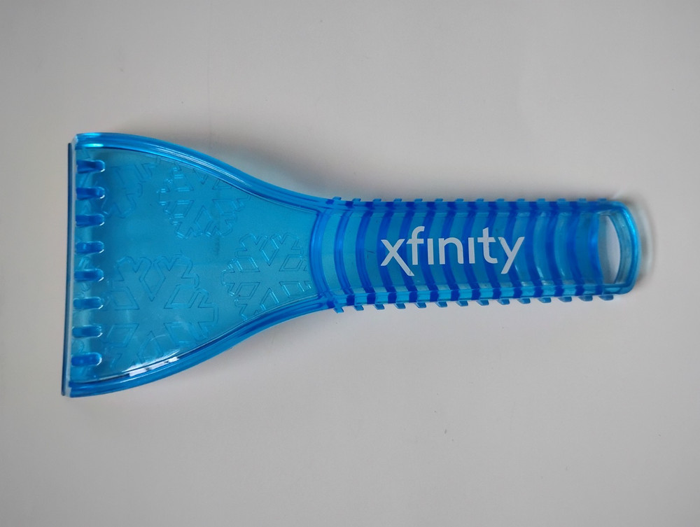 Ice Scraper Small Blue Winter Xfinity Snowflake