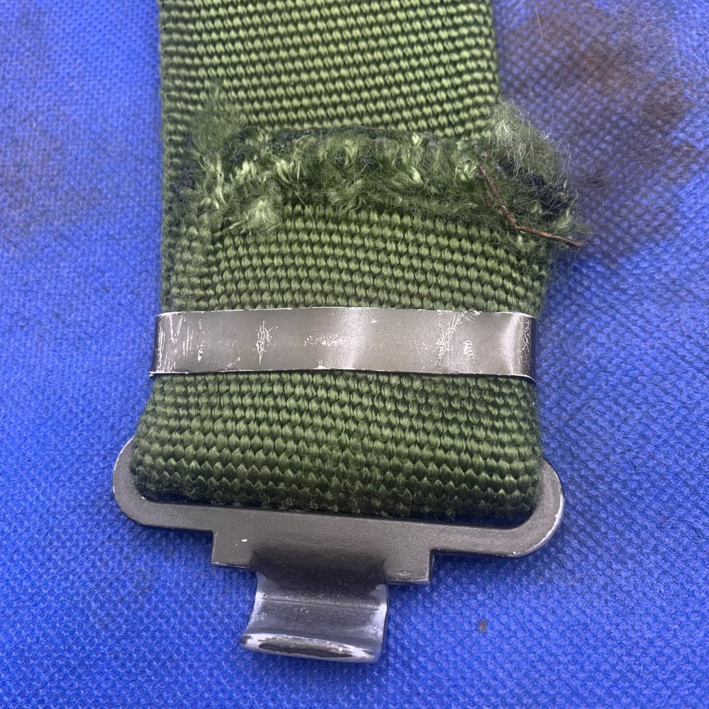 Genuine Webbing Belt British Army Issue Old Pattern Green - Max 36" Waist