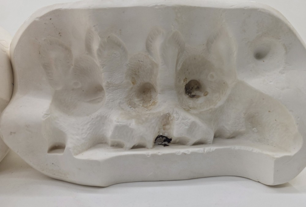 Scioto Molds S-480 Three (3) Piglets Ceramic Slip Casting Mold