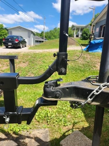 50973 Dual Hitch Extension with Single Post Includes 2 Hitch Pins