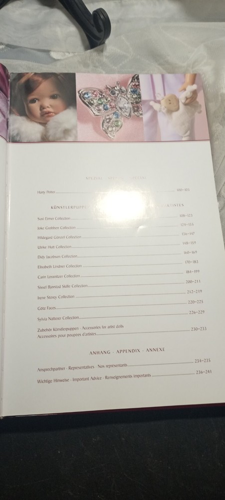 Gotz Doll Hard Cover Catalog 2002 Collection