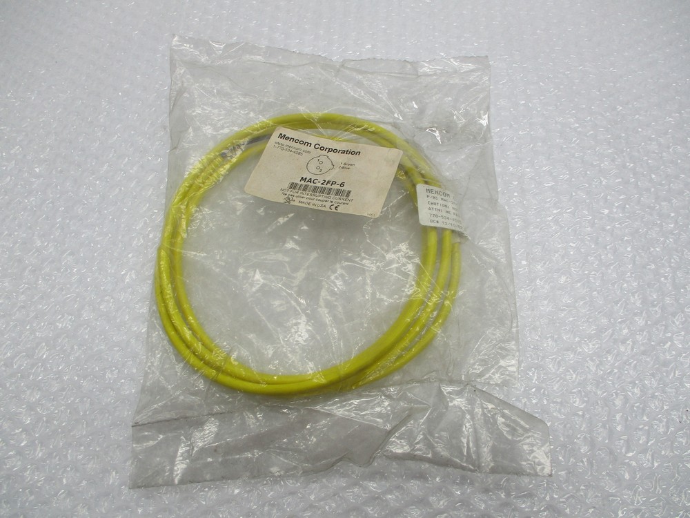 MENCOM CORPORATION MAC-2FP-6 CORDSET NSMP