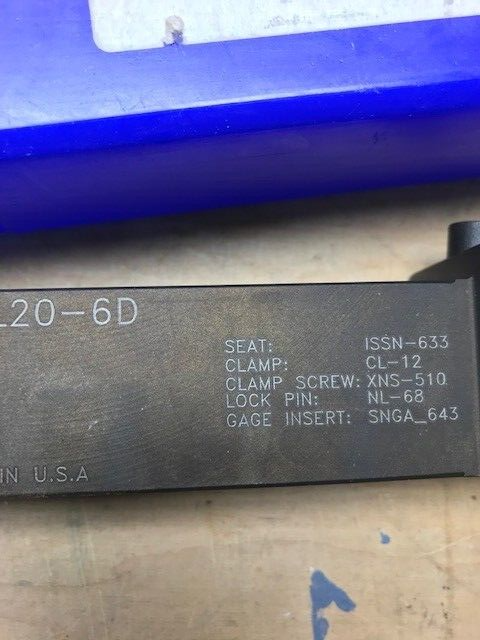 LATHE CUTTER TOOLING BIT MSRNL20-6D