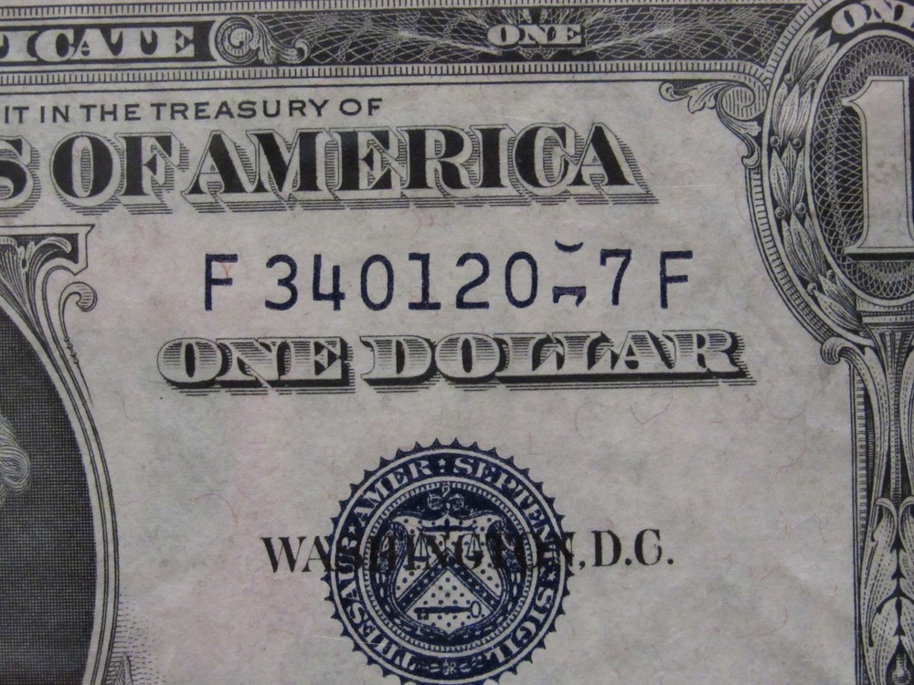 1935 "D" !!! SERIAL NUMBER ERROR NOTE !!! INCREDIBLE OUTSTANDING ERROR