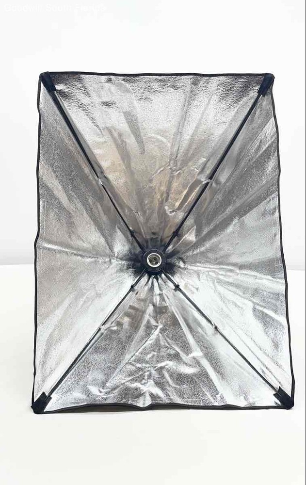 Black Silver Portable Studio Lighting Photography Softbox Not Tested