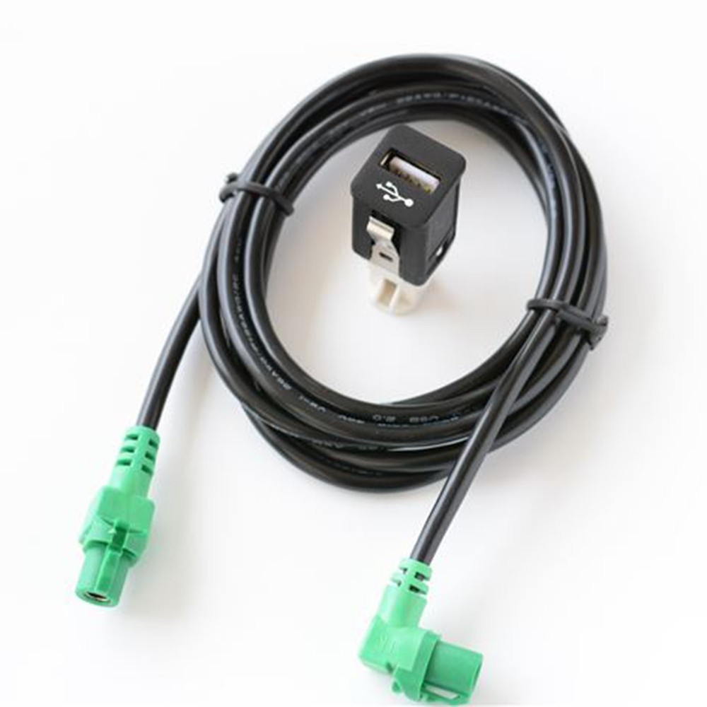 USB Input Cable Wire Harness Aux Adapter For BMW E88 E90 E91 E91 F10 F11 F18#