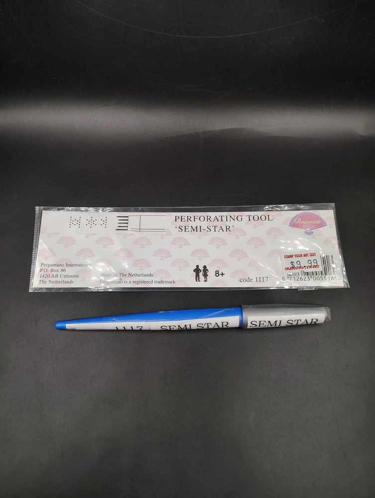 Vintage Pergamano Semi Star Perforating Tool 1117
